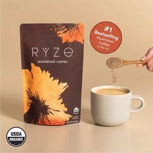 Mushroom Coffee - Brown and Black